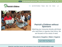 Tablet Screenshot of patrickschildren.org